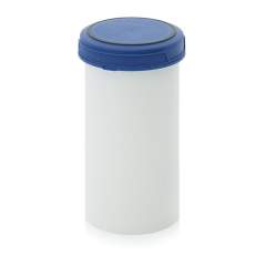 SC A 1.3-99 F4. Screw-top jars Basic, White pail, blue lid