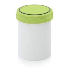 SC A 1.5-119 F1. Screw-top jars Basic, White pail, green lid