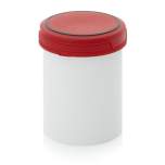 SC A 1.5-119 F3. Screw-top jars Basic, White pail, red lid