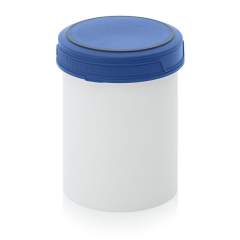 SC A 1.5-119 F4. Screw-top jars Basic, White pail, blue lid