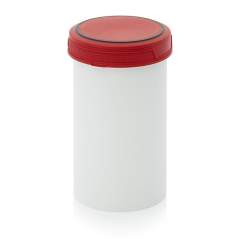 SC A 2.0-119 F3. Screw-top jars Basic, White pail, red lid