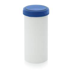 SC A 2.5-119 F4. Screw-top jars Basic, White pail, blue lid