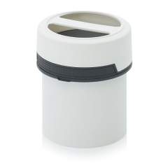 SC AG 0.65-99 F5. Screw-top jars with comfort handle, White pail, dark-grey lid