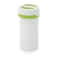 SC AG 1.3-99 F1. Screw-top jars with comfort handle, White pail, green lid