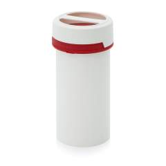 SC AG 1.3-99 F3. Screw-top jars with comfort handle, White pail, red lid