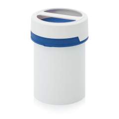 SC AG 1.5-119 F4. Screw-top jars with comfort handle, White pail, blue lid