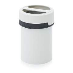 SC AG 1.5-119 F5. Screw-top jars with comfort handle, White pail, dark-grey lid