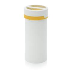 SC AG 2.5-119 F2. Screw-top jars with comfort handle, White pail, yellow lid