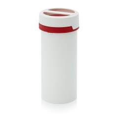 SC AG 2.5-119 F3. Screw-top jars with comfort handle, White pail, red lid