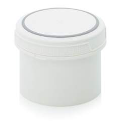 SC I 0.5-99 F6. Screw-top jars Basic, White pail, white lid