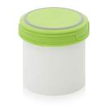 SC I 0.65-99 F1. Screw-top jars Basic, White pail, green lid
