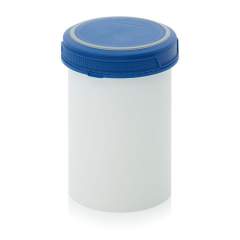 SC I 1.0-99 F4. Screw-top jars Basic, White pail, blue lid