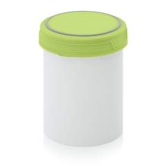 SC I 1.5-119 F1. Screw-top jars Basic, White pail, green lid