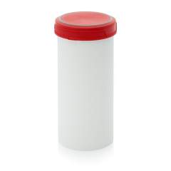 SC I 2.5-119 F3. Screw-top jars Basic, White pail, red lid
