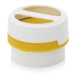 SC IG 0.3-99 F2. Screw-top jars with comfort handle, White pail, yellow lid