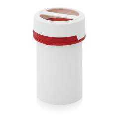 SC IG 1.0-99 F3. Screw-top jars with comfort handle, White pail, red lid