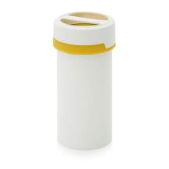 SC IG 1.3-99 F2. Screw-top jars with comfort handle, White pail, yellow lid