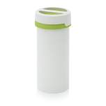 SC IG 2.5-119 F1. Screw-top jars with comfort handle, White pail, green lid