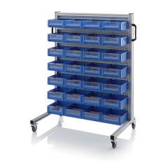 SR.L.3209. System trolleys for rack boxes, 28 pieces RK 3209
(30x23.4x9 cm)