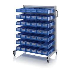 SR.L.51509. System trolleys for rack boxes, 42 pieces RK 51509
(50x15.6x9 cm)