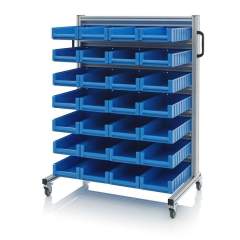 SR.L.5209. System trolleys for rack boxes, 28 pieces RK 5209
(50x23.4x9 cm)