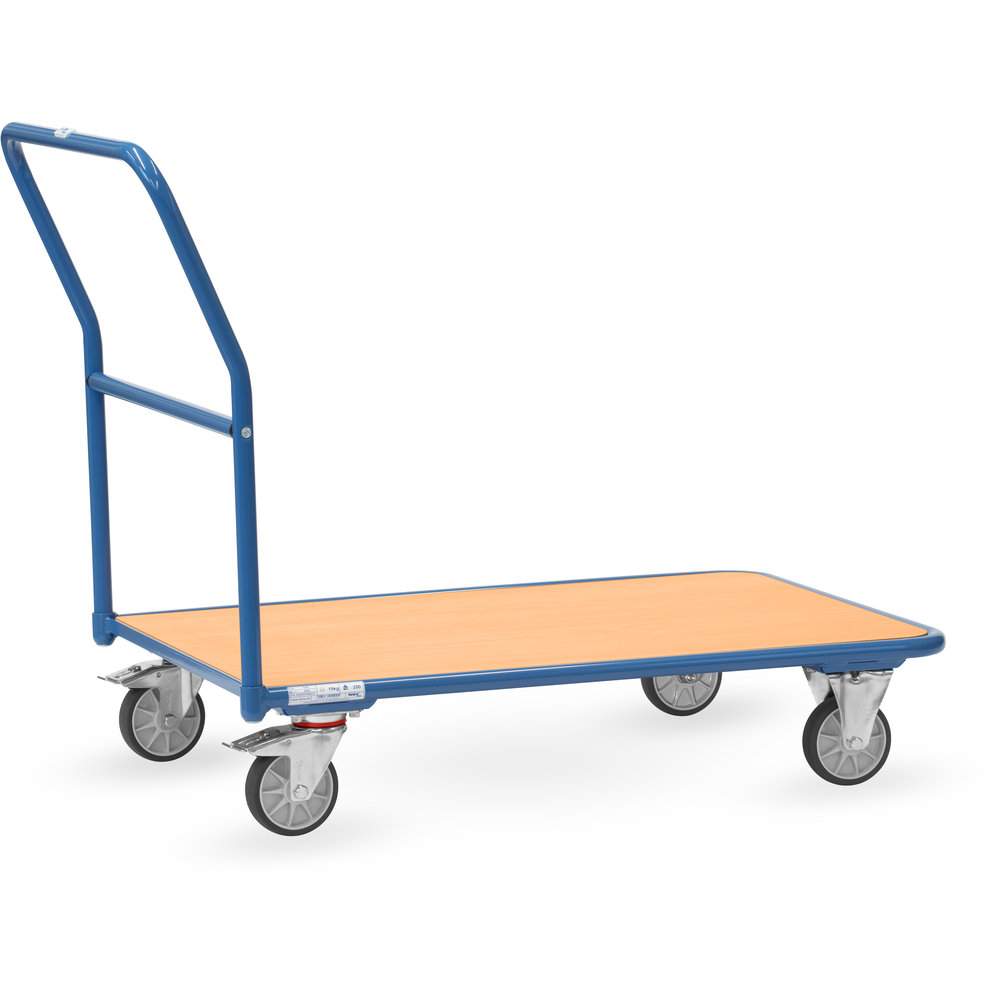 Magazinwagen 300 kg, Ladefläche 1000 x 700 mm, Buchendekor - Fetra 1203