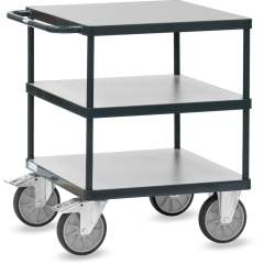 Tischwagen 600 kg, Ladefläche 700 x 700 mm der "Grey Edition" - Fetra 2417-7016