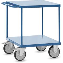 Tischwagen 700 × 700 mm 400 kg mit bündigen Stahlblech-Plattformen - Fetra 2497B