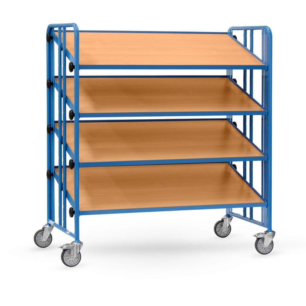 Etagenwagen 4 Böden 1280 x 658 mm, 300 kg - Fetra 2895