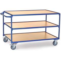 Tischwagen 3 Etagen Ladefläche 1200 x 800 mm TPE 120 kg/Etage - Fetra 2956