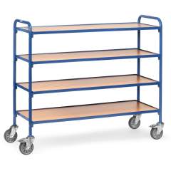 Beistellwagen mit Böden, Ladefläche 1250 x 470 mm, 250 kg - Fetra 32950