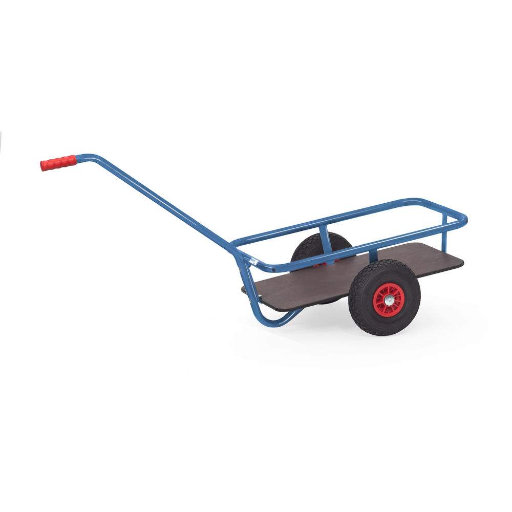 Handwagen Ladefläche 690 x 356 mm, PU-Räder Ø 260 mm - Fetra 4091P