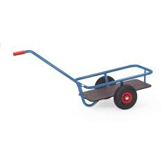 Handwagen Ladefläche 690 x 356 mm, PU-Räder Ø 260 mm - Fetra 4091P