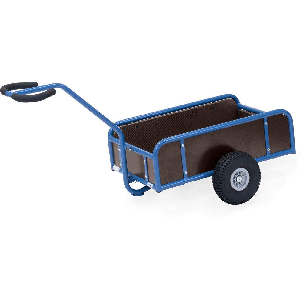 Handwagen mit Kasten 4107P 500 kg, PU-Schaumrädern Ø260 mm - Fetra 4107P
