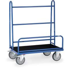 Plattenwagen 600 kg, Ladefläche 1070 x 335 mm, mit Rohrbügeln - Fetra 4431