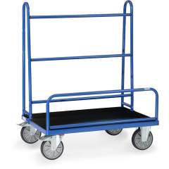 Plattenwagen 600 kg, Ladefläche 1070 x 435 mm, mit Rohrbügeln - Fetra 4432