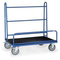 Plattenwagen 600 kg, Ladefläche 1270 x 535 mm, mit Rohrbügeln - Fetra 4433