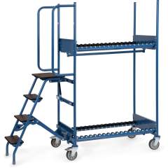 Reifen-Kommissionierwagen, 250 kg, 1.000 x 588 mm - Fetra 4562