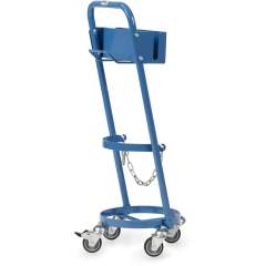 Stahlflaschenroller 80 kg für Propangasflasche 11 kg mit Schiebebügel - Fetra 51300T-S