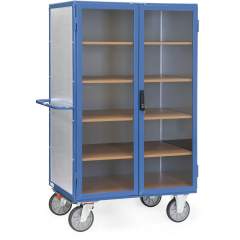 Kastenwagen mit transparenten Kunststoffwänden 750 kg, 1000 x 680 mm - Fetra 5792