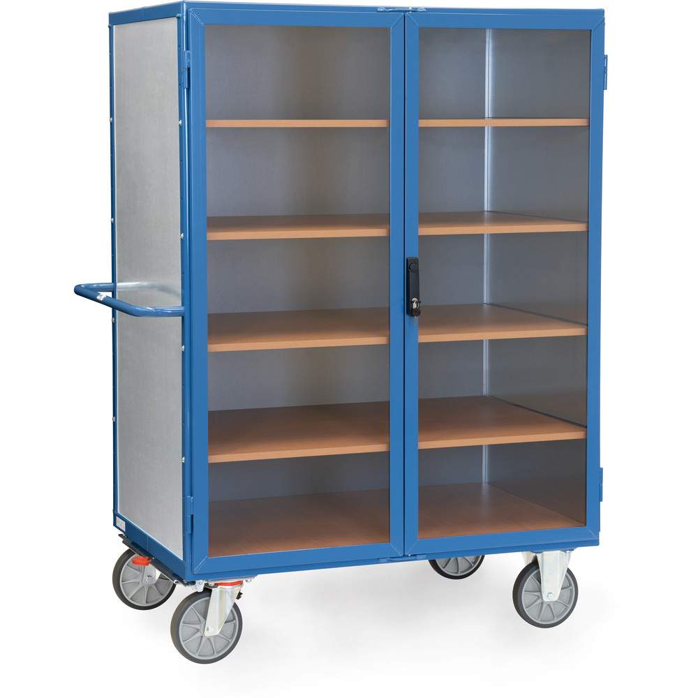 Kastenwagen mit transparenten Kunststoffwänden 750 kg, 1200 x 780 mm - Fetra 5793