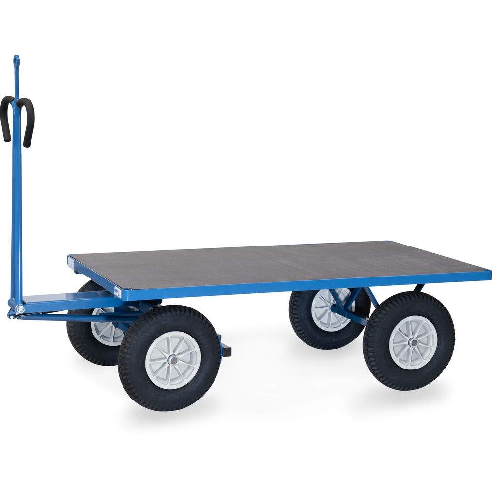 Handpritschenwagen 1600 x 900 mm 750 kg PU-Schaum mit Zugöse - Fetra 6405PZ