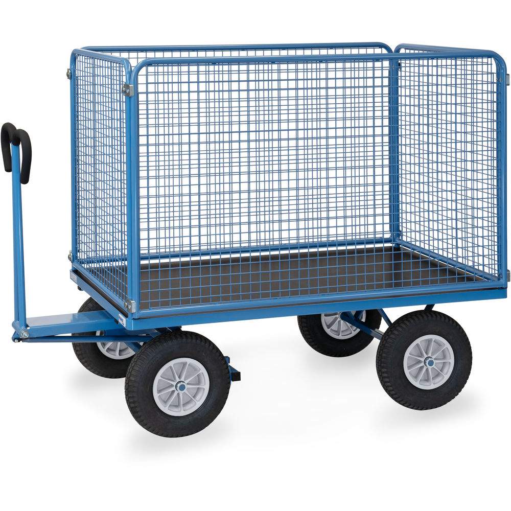 Handpritschenwagen 750 kg, Ladefläche 1535 x 895 mm - Fetra 6445P