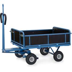 Handpritschenwagen 450 kg, Ladefläche 1140 x 740 mm, Zugöse - Fetra 6453PZ