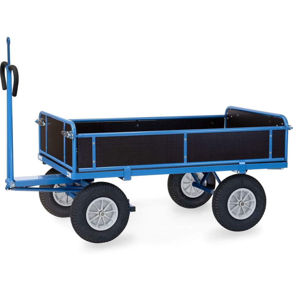 Handpritschenwagen 750 kg, Ladefläche 1540 x 840 mm, Zugöse - Fetra 6455PZ