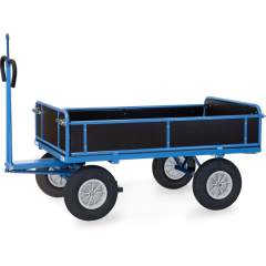 Handpritschenwagen 750 kg, Ladefläche 1540 x 840 mm, Zugöse - Fetra 6455PZ