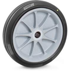 ESD-Vollgummirad 260 x 56 mm, Rillenprofil, Rollenlager - Fetra 70417