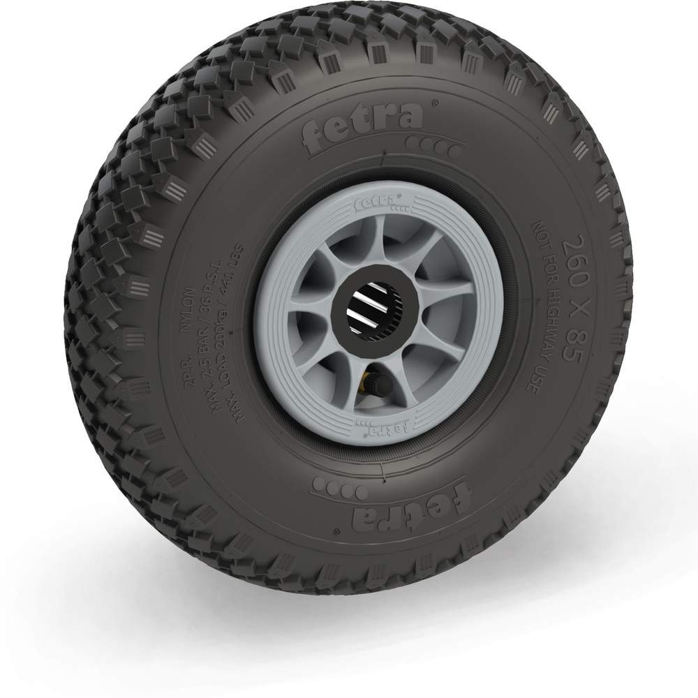 Luftrad 260 x 85 mm Blockprofil 4 PR - Fetra 72107G