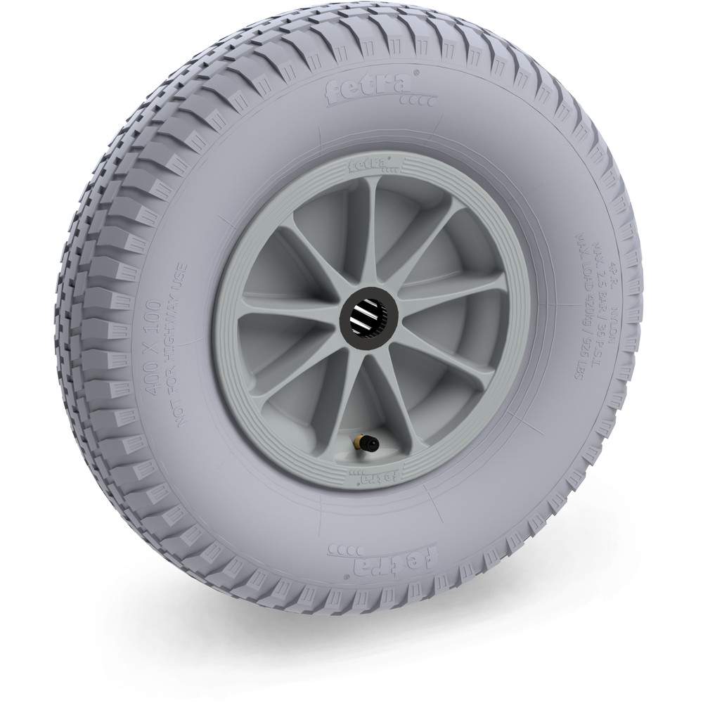 Luftrad 400 x 100 mm Blockprofil 4 PR - Fetra 72125G