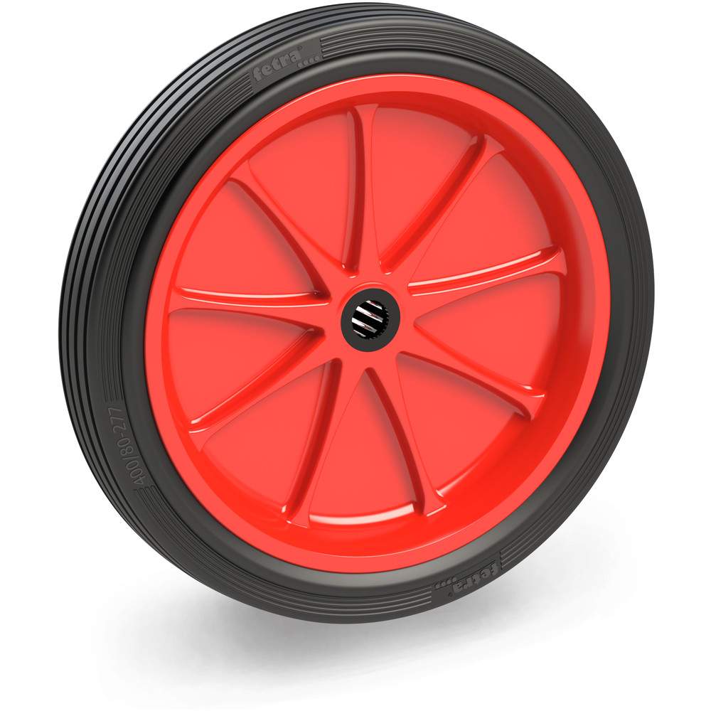 Vollgummirad 400 x 74 mm Rillenprofil - Fetra 72221R